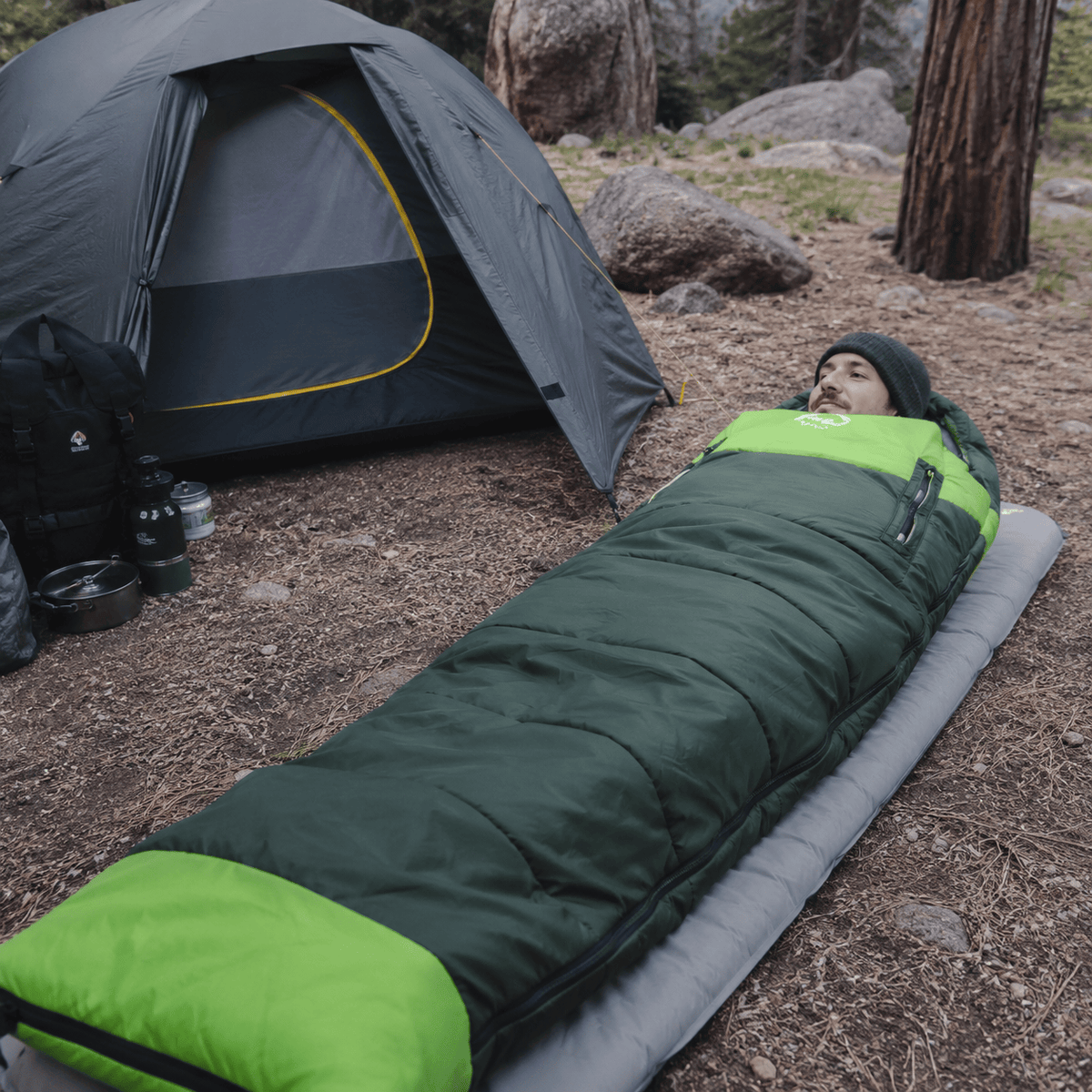 Cairnward-Outdoor 4 season splicing sleeping bag adult camping travel
