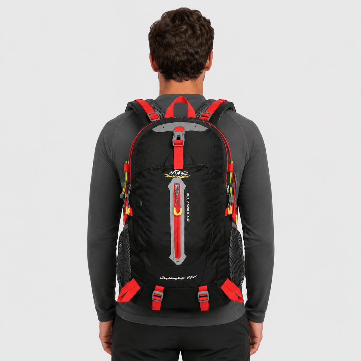 Cairnward-Outdoor 40L hiking backpack water resistant travel daypack