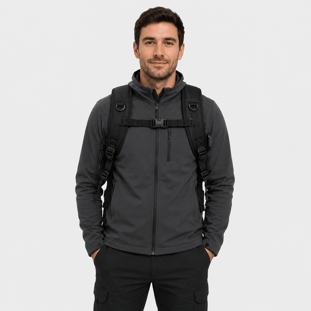 Cairnward-Outdoor 40L hiking backpack with USB charging port travel