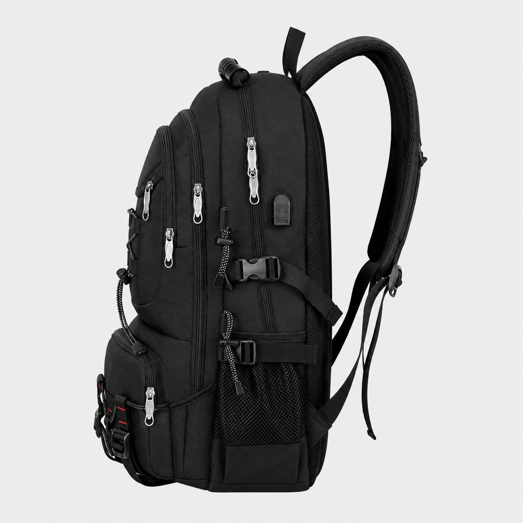 Cairnward-Outdoor 40L hiking backpack with USB charging port travel