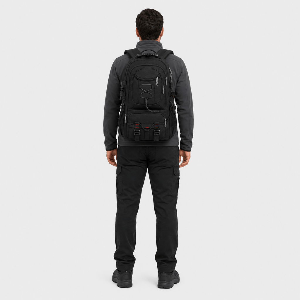 Cairnward-Outdoor 40L hiking backpack with USB charging port travel