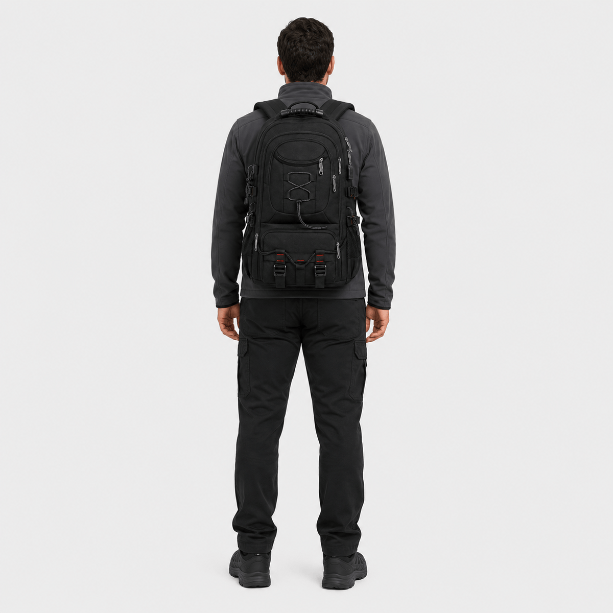 Cairnward-Outdoor 40L hiking backpack with USB charging port travel
