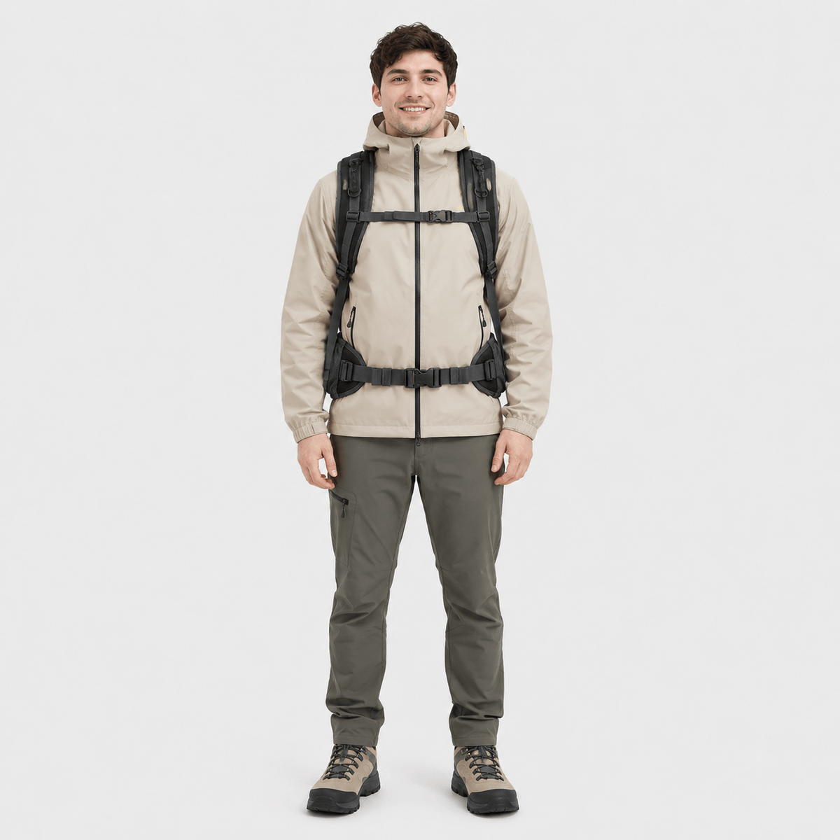 Cairnward-Outdoor 50L hiking backpack with shoe compartment trekking