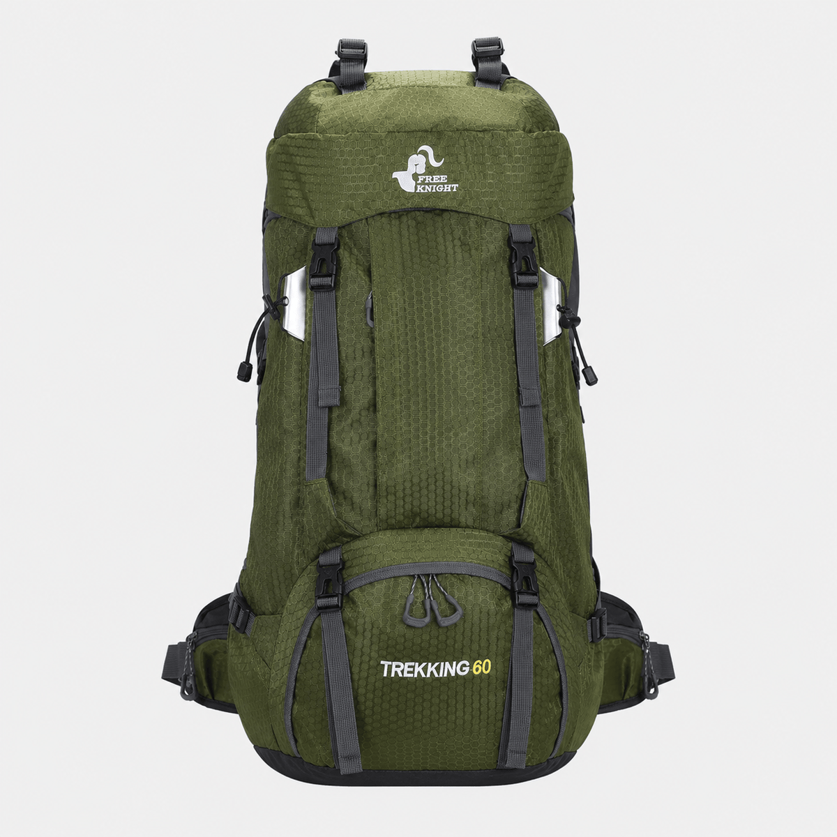 Cairnward-Outdoor 60L hiking backpack with rain cover trekking pack
