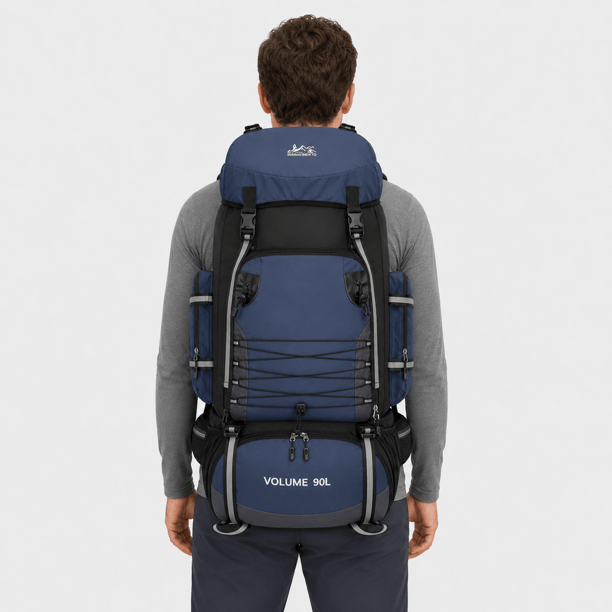 Cairnward-Outdoor 90L waterproof hiking backpack large capacity trekking pack