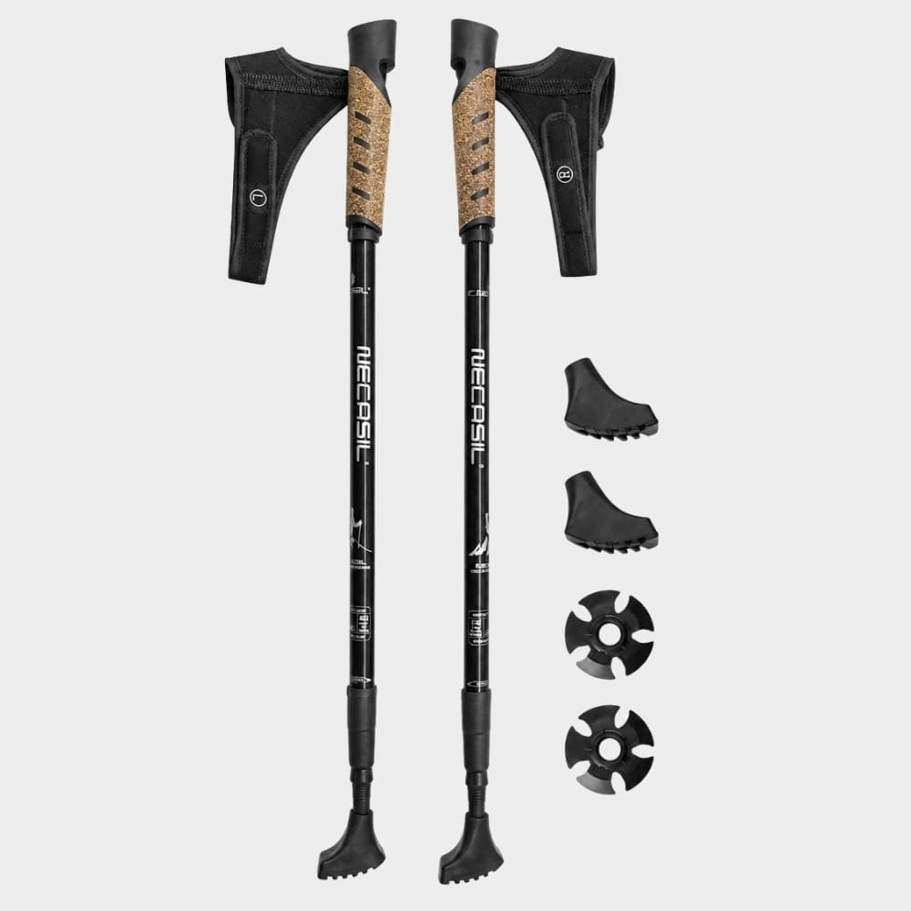 Cairnward-Outdoor adjustable nordic walking poles telescopic hiking sticks set