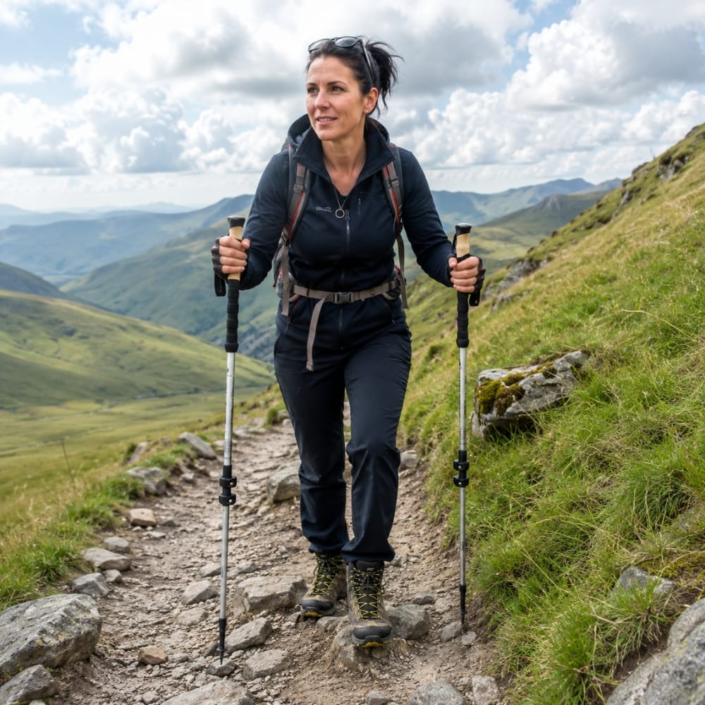 Cairnward-Outdoor adjustable telescopic hiking poles quick lock trekking sticks