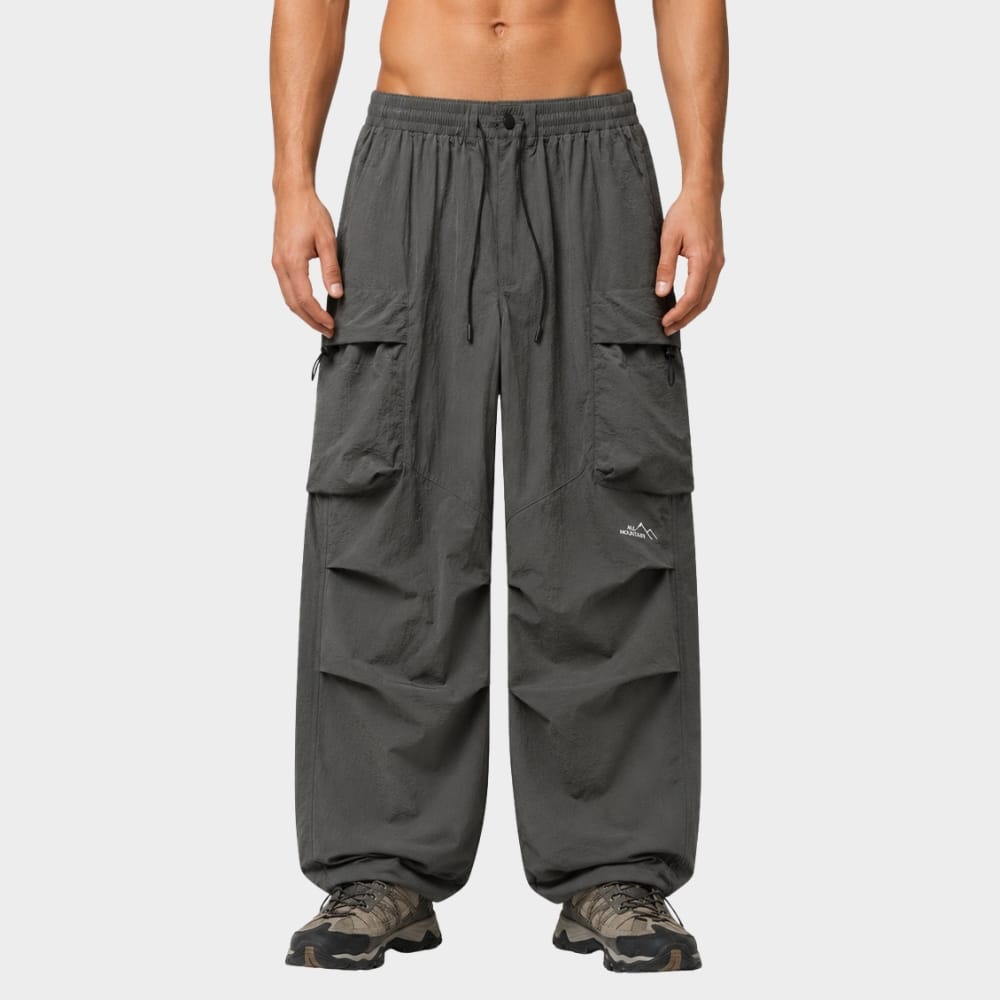 Cairnward-Outdoor baggy hiking cargo trousers waterproof wide leg outdoor pants