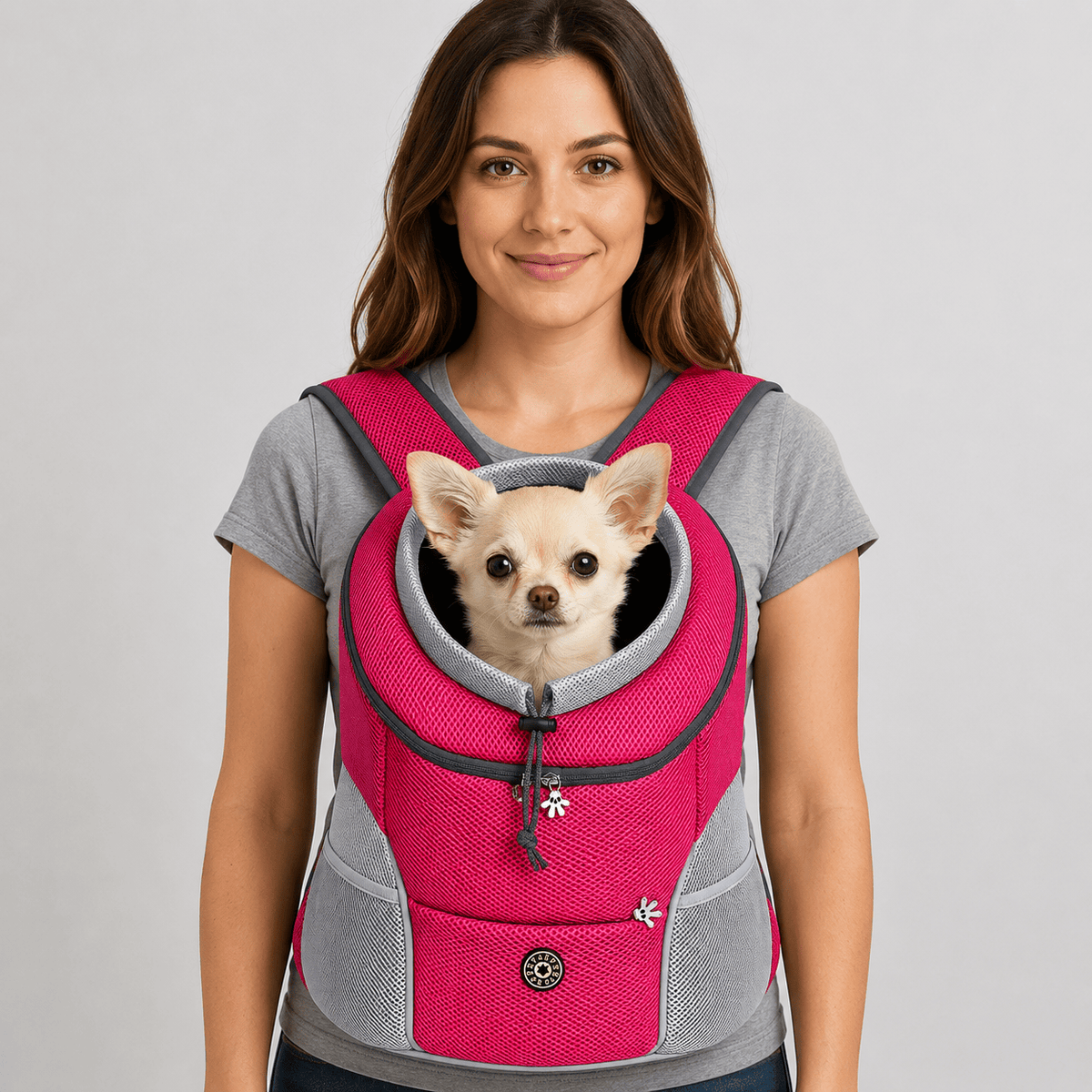 Cairnward-Outdoor breathable dog carrier backpack for small dogs hiking