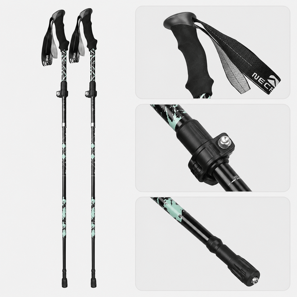 Cairnward-Outdoor compact folding hiking poles ultralight telescopic walking sticks