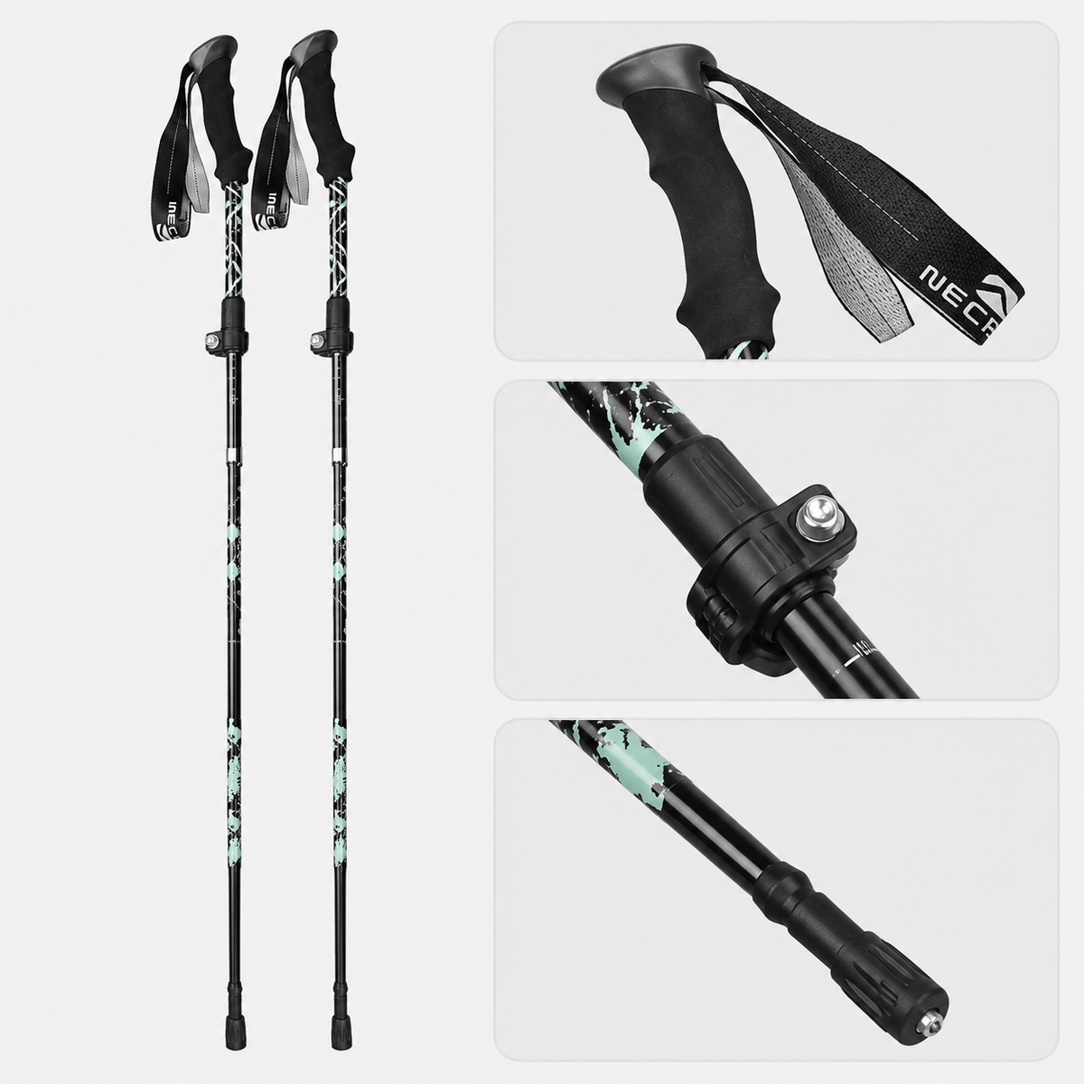 Cairnward-Outdoor compact folding hiking poles ultralight telescopic walking sticks
