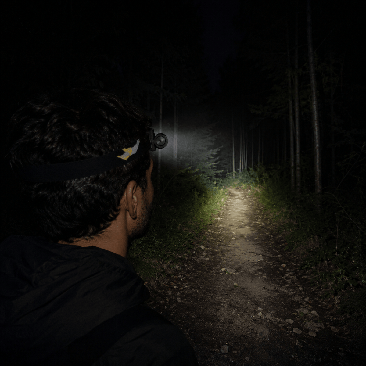 Cairnward-Outdoor dual LED rechargeable headlamp high lumen waterproof headlight