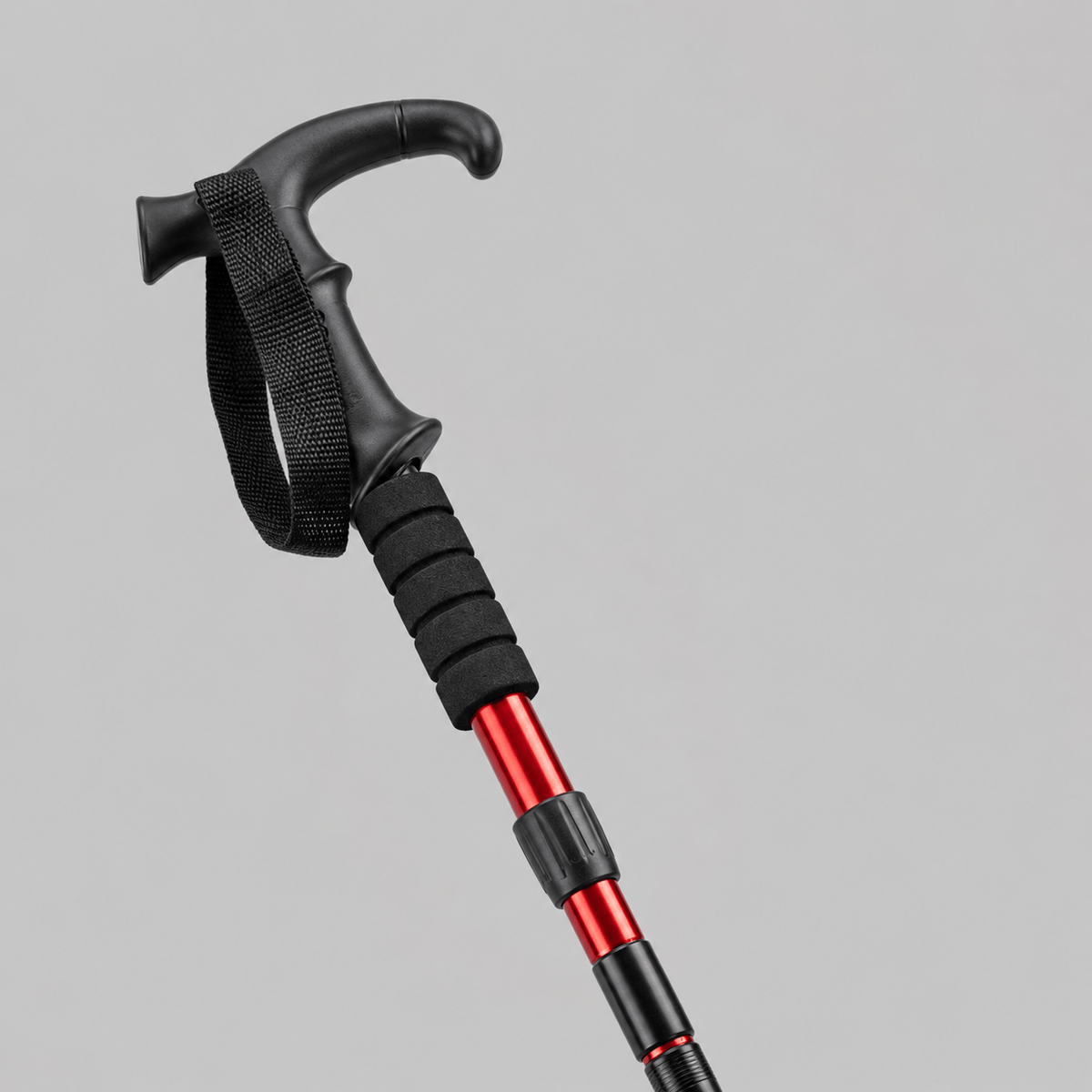 Cairnward-Outdoor foldable telescopic hiking pole with T handle adjustable