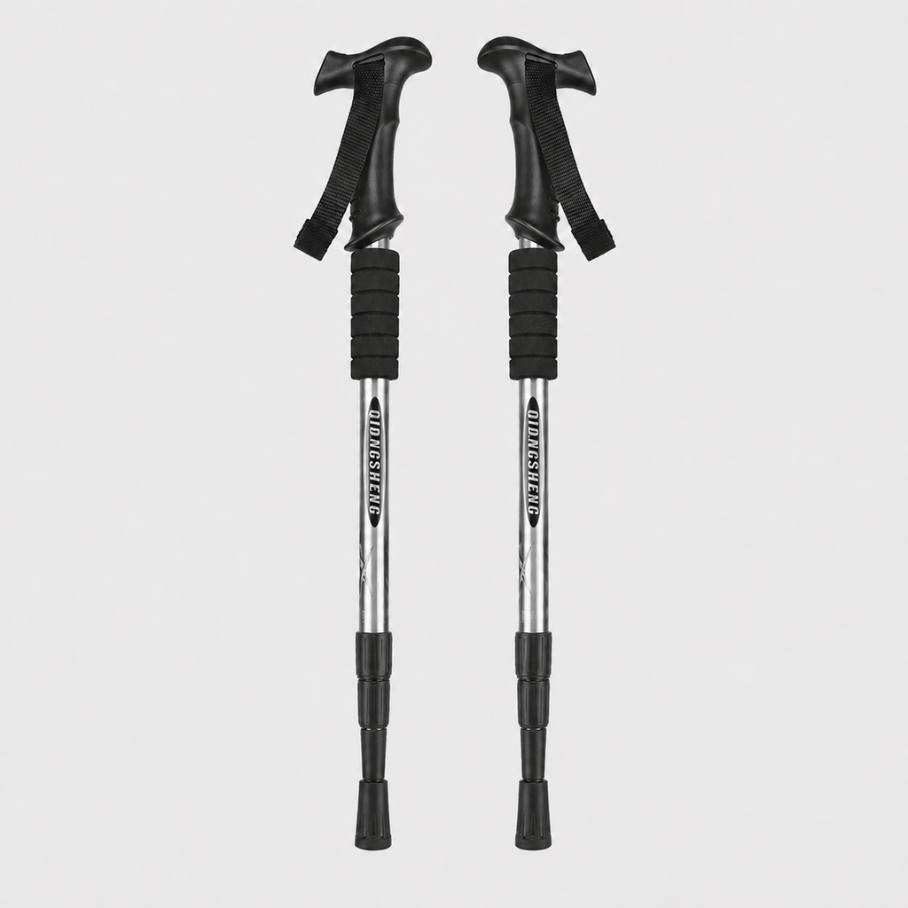 Cairnward-Outdoor foldable telescopic hiking pole with T handle adjustable