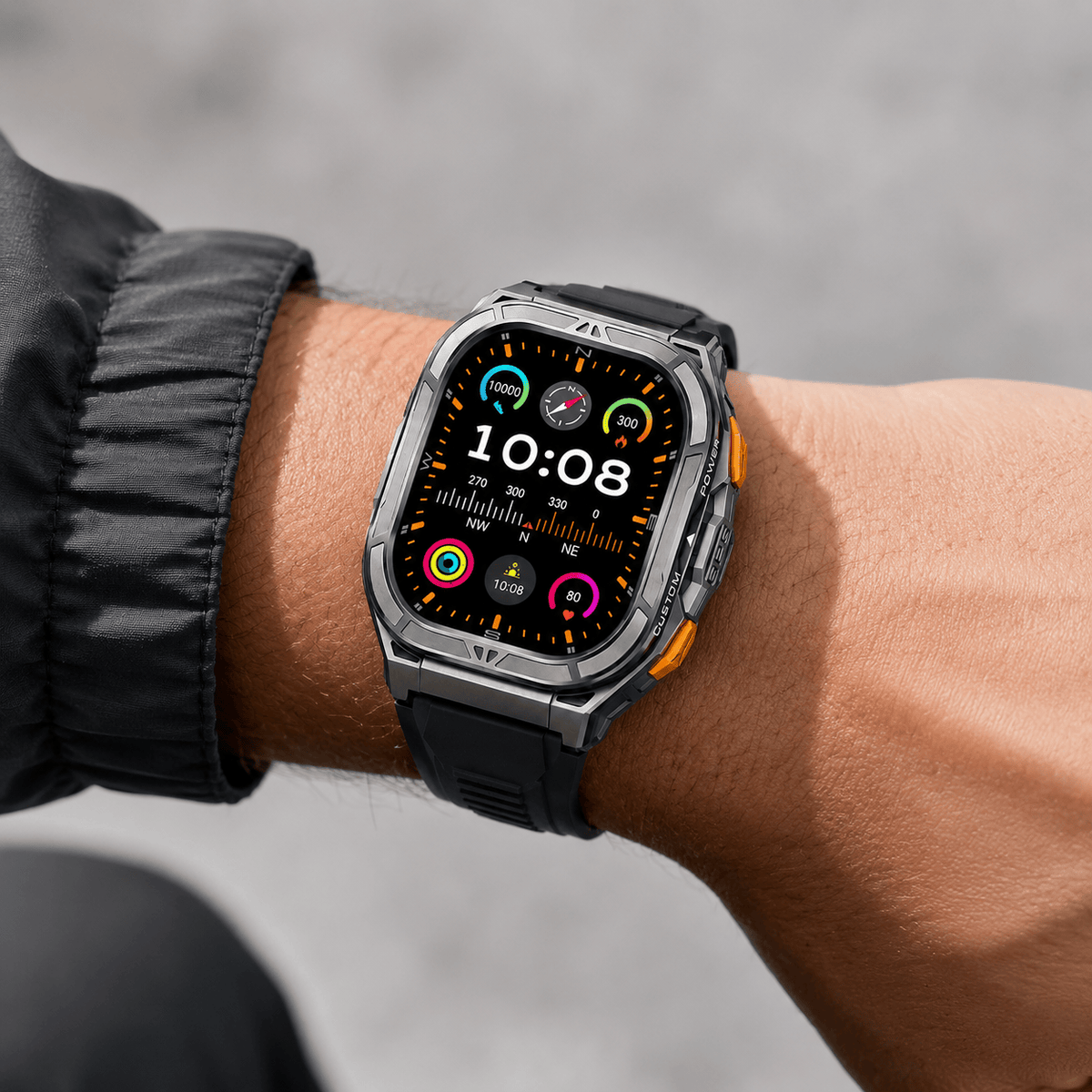 Cairnward-Outdoor GPS running smartwatch AMOLED waterproof sports watch