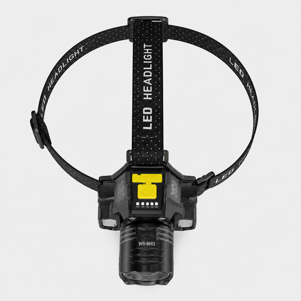 Cairnward-Outdoor high power rechargeable headlamp with motion sensor