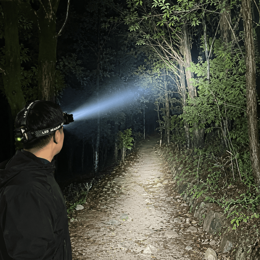 Cairnward-Outdoor high power rechargeable headlamp with motion sensor
