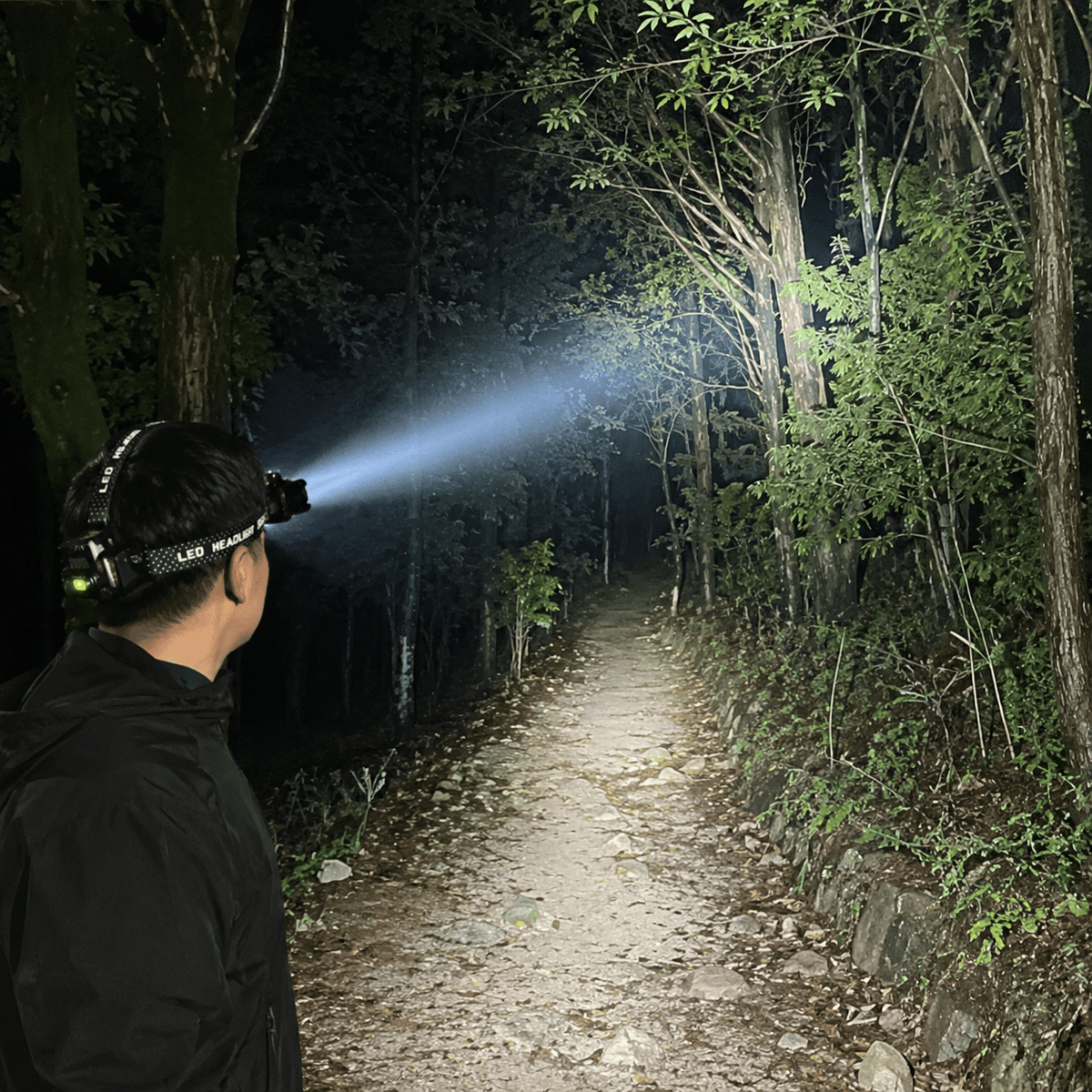 Cairnward-Outdoor high power rechargeable headlamp with motion sensor