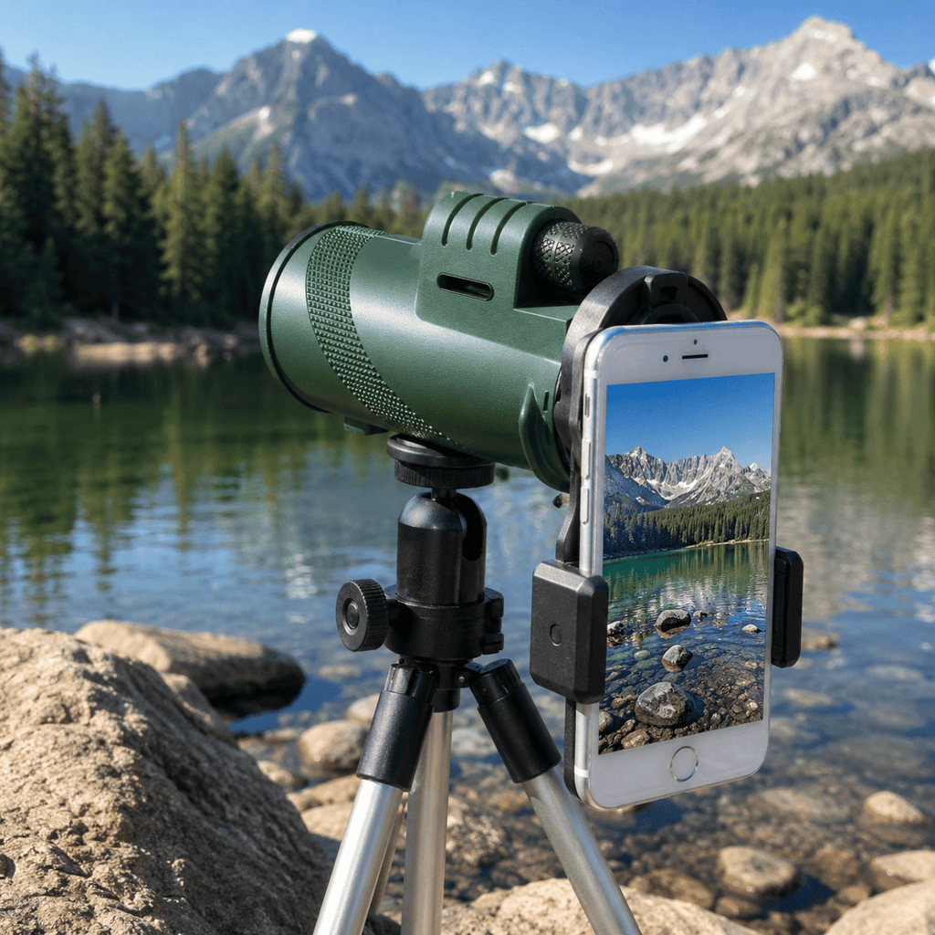 Cairnward-Outdoor hiking monocular telescope long range with phone adapter
