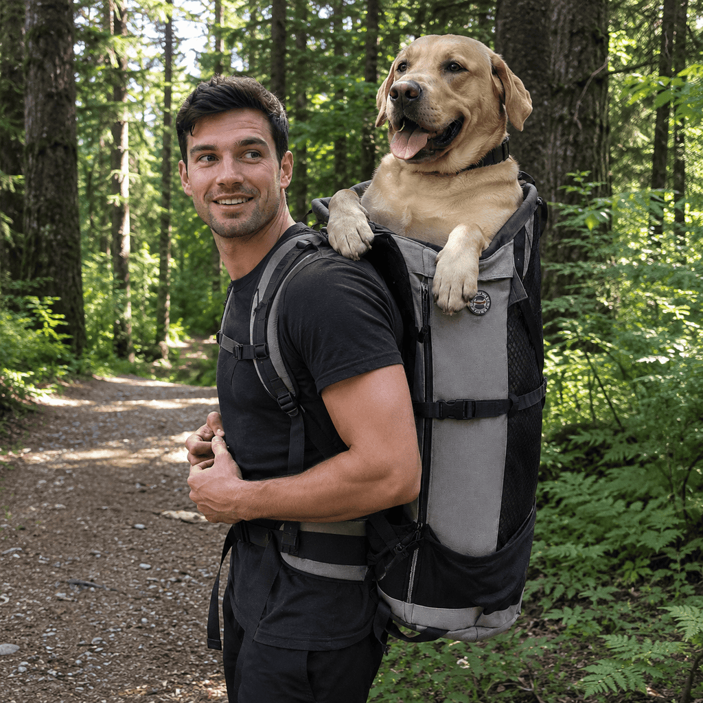 Cairnward-Outdoor large dog hiking carrier backpack breathable outdoor
