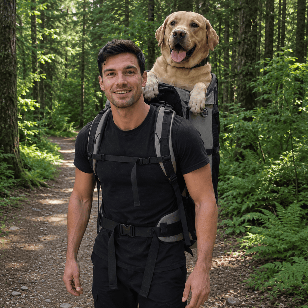 Cairnward-Outdoor large dog hiking carrier backpack breathable outdoor
