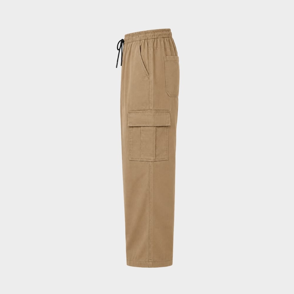 Cairnward-Outdoor lightweight quick dry hiking cargo trousers elastic waist