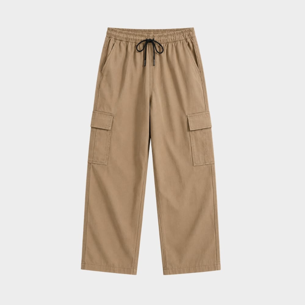 Cairnward-Outdoor lightweight quick dry hiking cargo trousers elastic waist