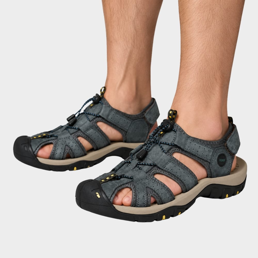 Cairnward-Outdoor mens closed toe walking sandals outdoor non slip