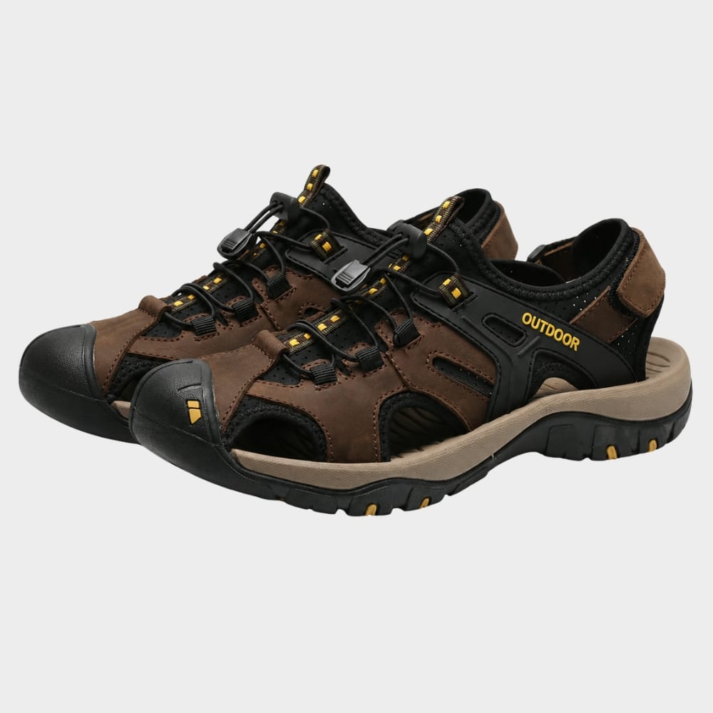 Cairnward-Outdoor mens closed toe walking sandals outdoor non slip