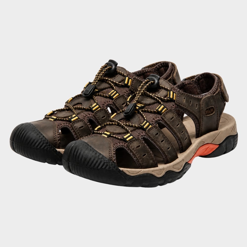 Cairnward-Outdoor mens gladiator walking sandals outdoor adjustable straps