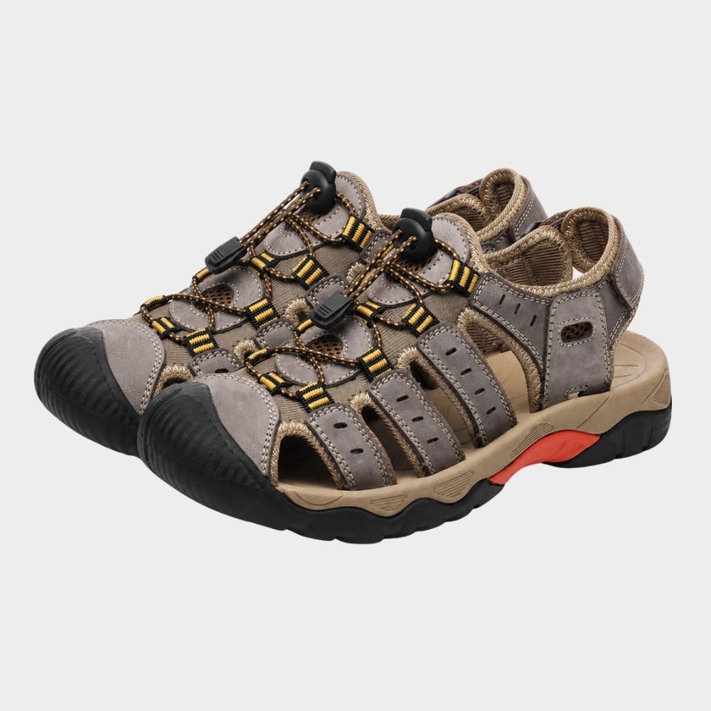 Cairnward-Outdoor mens gladiator walking sandals outdoor adjustable straps
