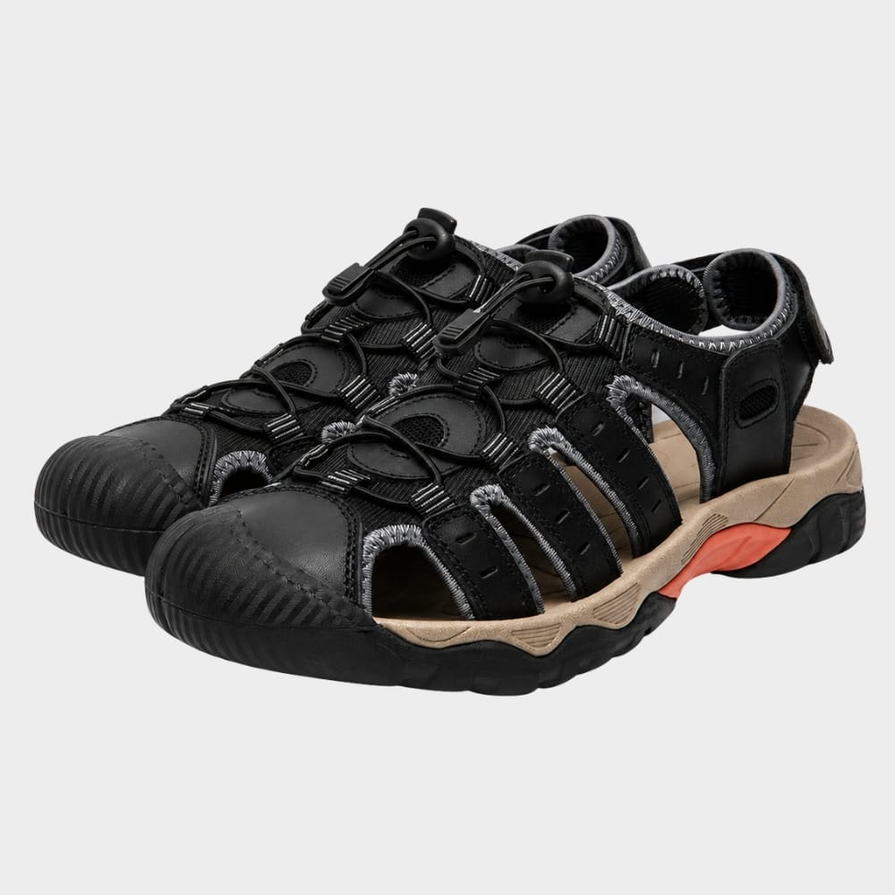 Cairnward-Outdoor mens gladiator walking sandals outdoor adjustable straps