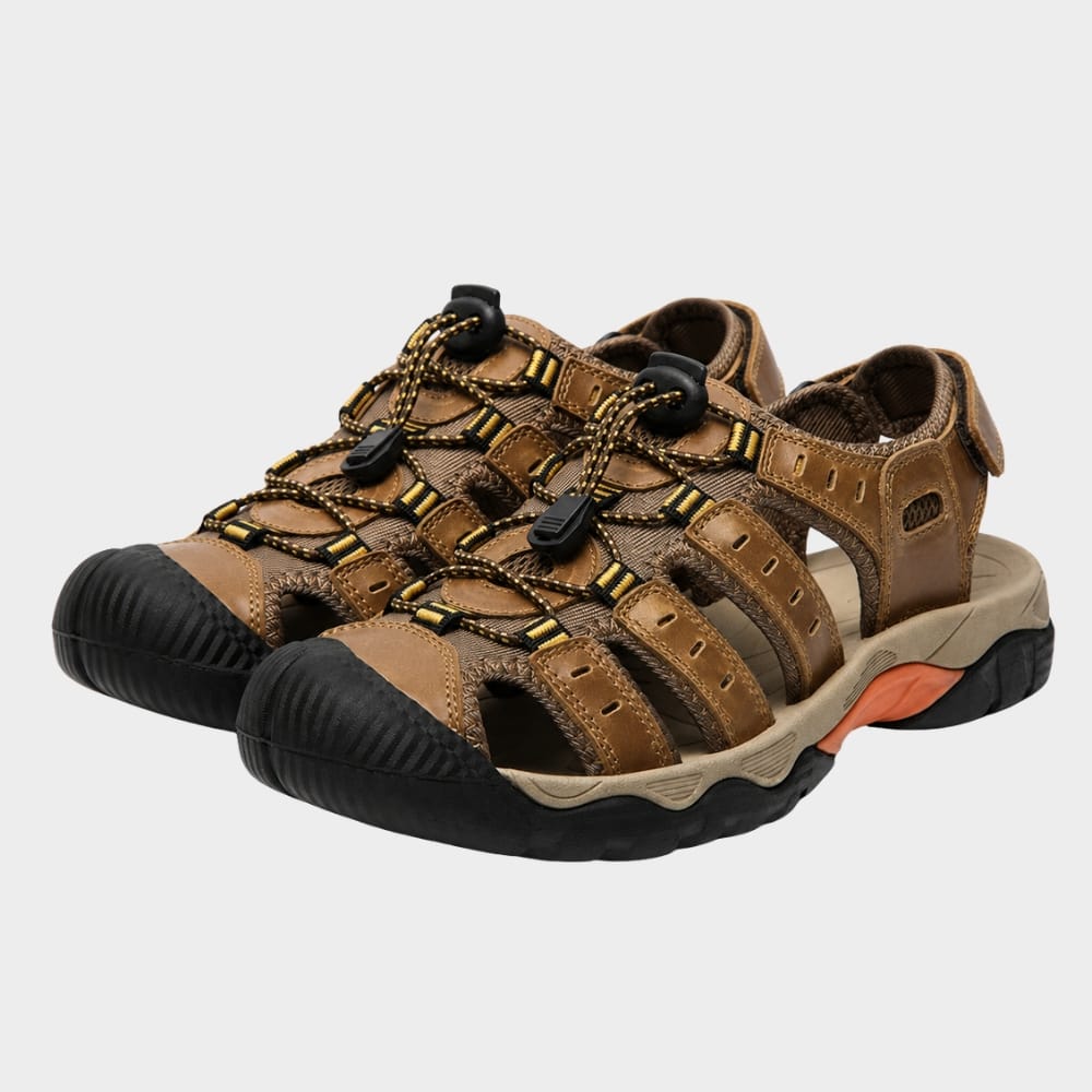 Cairnward-Outdoor mens gladiator walking sandals outdoor adjustable straps