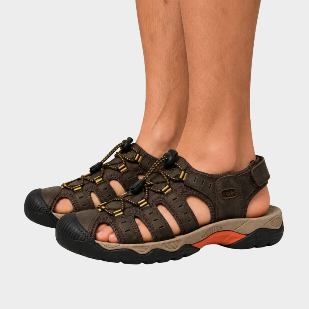 Cairnward-Outdoor mens gladiator walking sandals outdoor adjustable straps