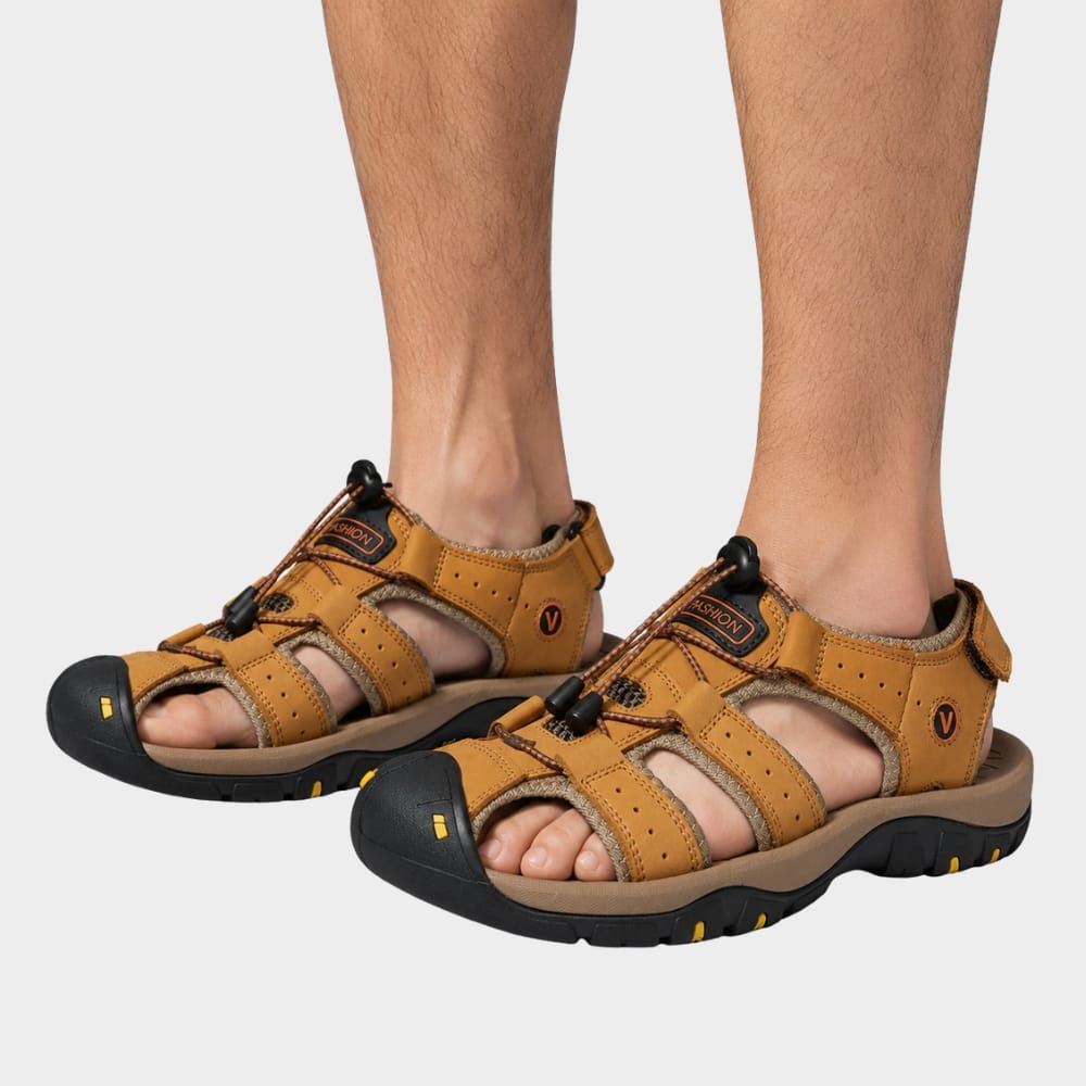 Cairnward-Outdoor mens hiking walking sandals closed toe non slip