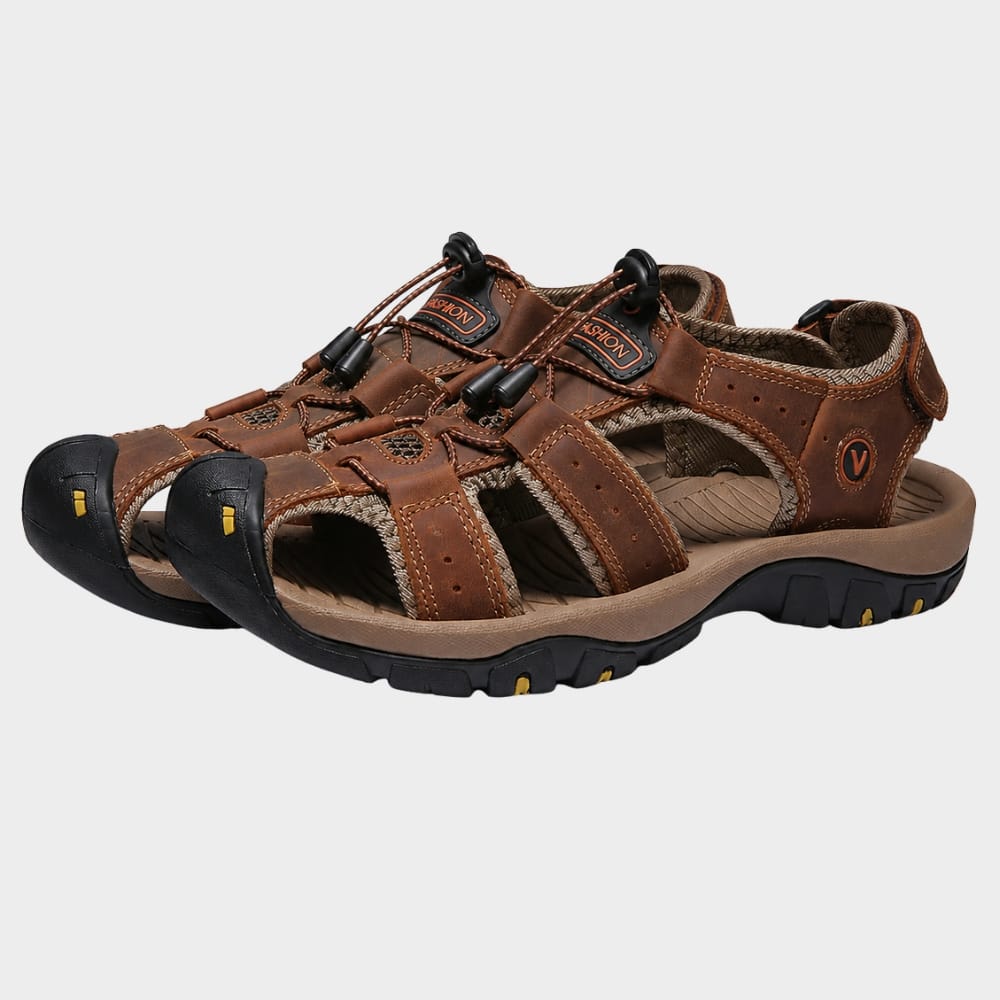 Cairnward-Outdoor mens hiking walking sandals closed toe non slip