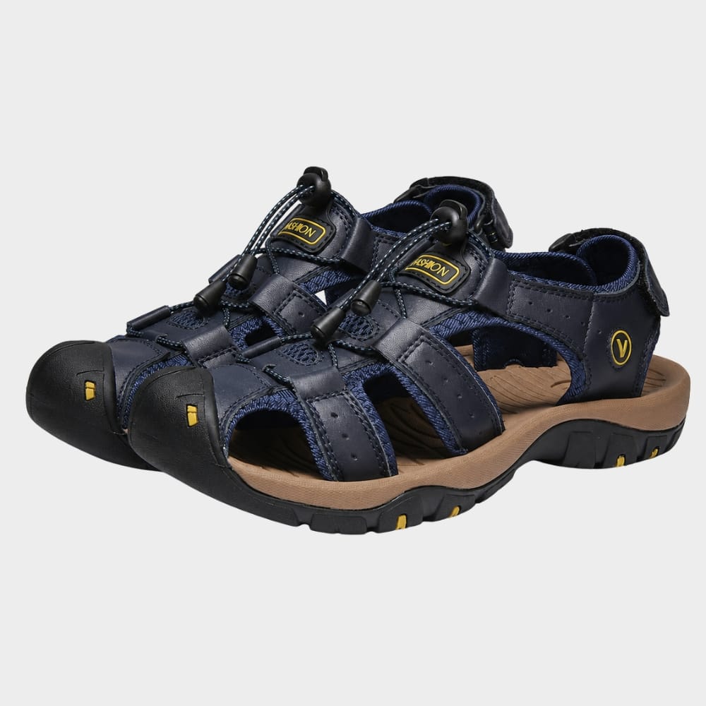 Cairnward-Outdoor mens hiking walking sandals closed toe non slip
