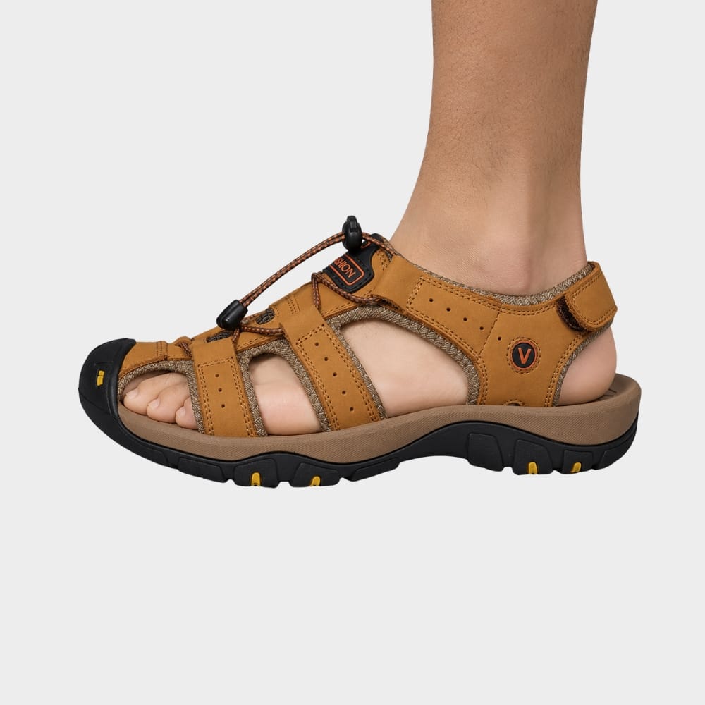 Cairnward-Outdoor mens hiking walking sandals closed toe non slip