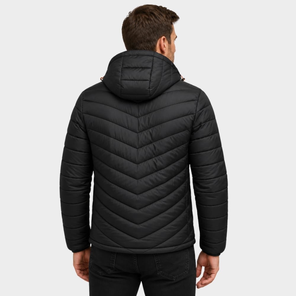 Cairnward-Outdoor mens hooded insulated puffer jacket winter outdoor