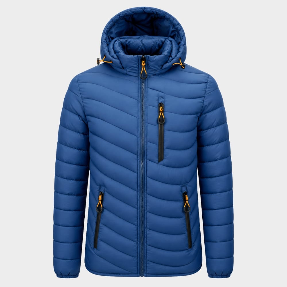 Cairnward-Outdoor mens hooded insulated puffer jacket winter outdoor