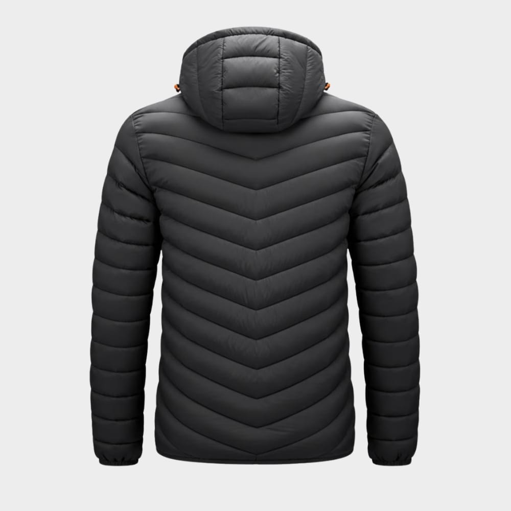 Cairnward-Outdoor mens hooded insulated puffer jacket winter outdoor