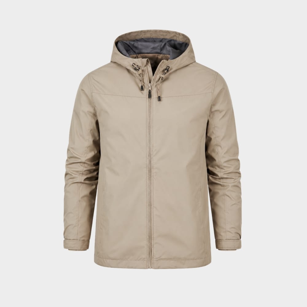 Cairnward-Outdoor mens hooded outdoor rain jacket lightweight sports coat