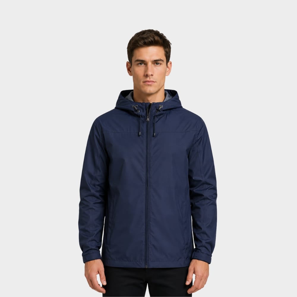 Cairnward-Outdoor mens hooded outdoor rain jacket lightweight sports coat