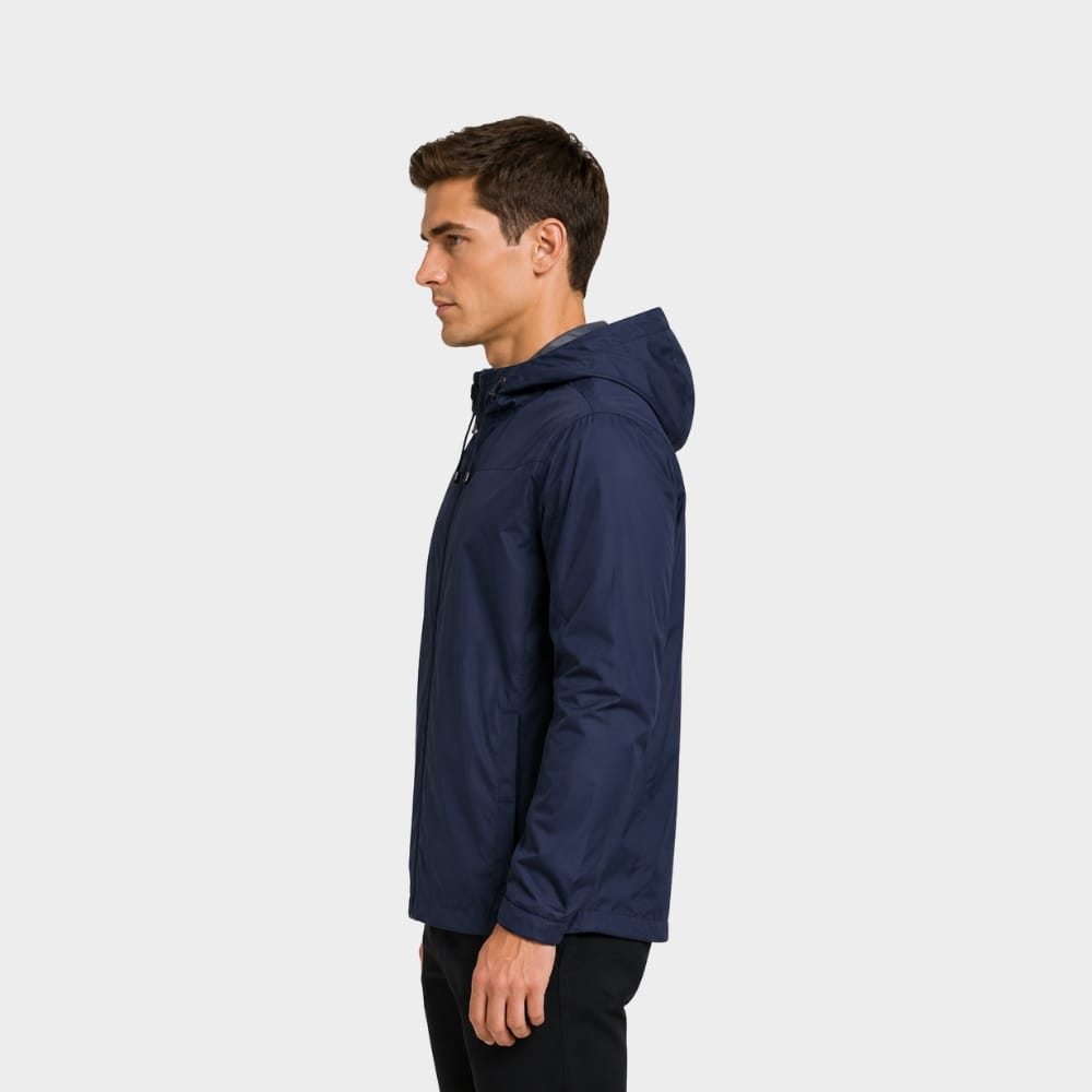 Cairnward-Outdoor mens hooded outdoor rain jacket lightweight sports coat