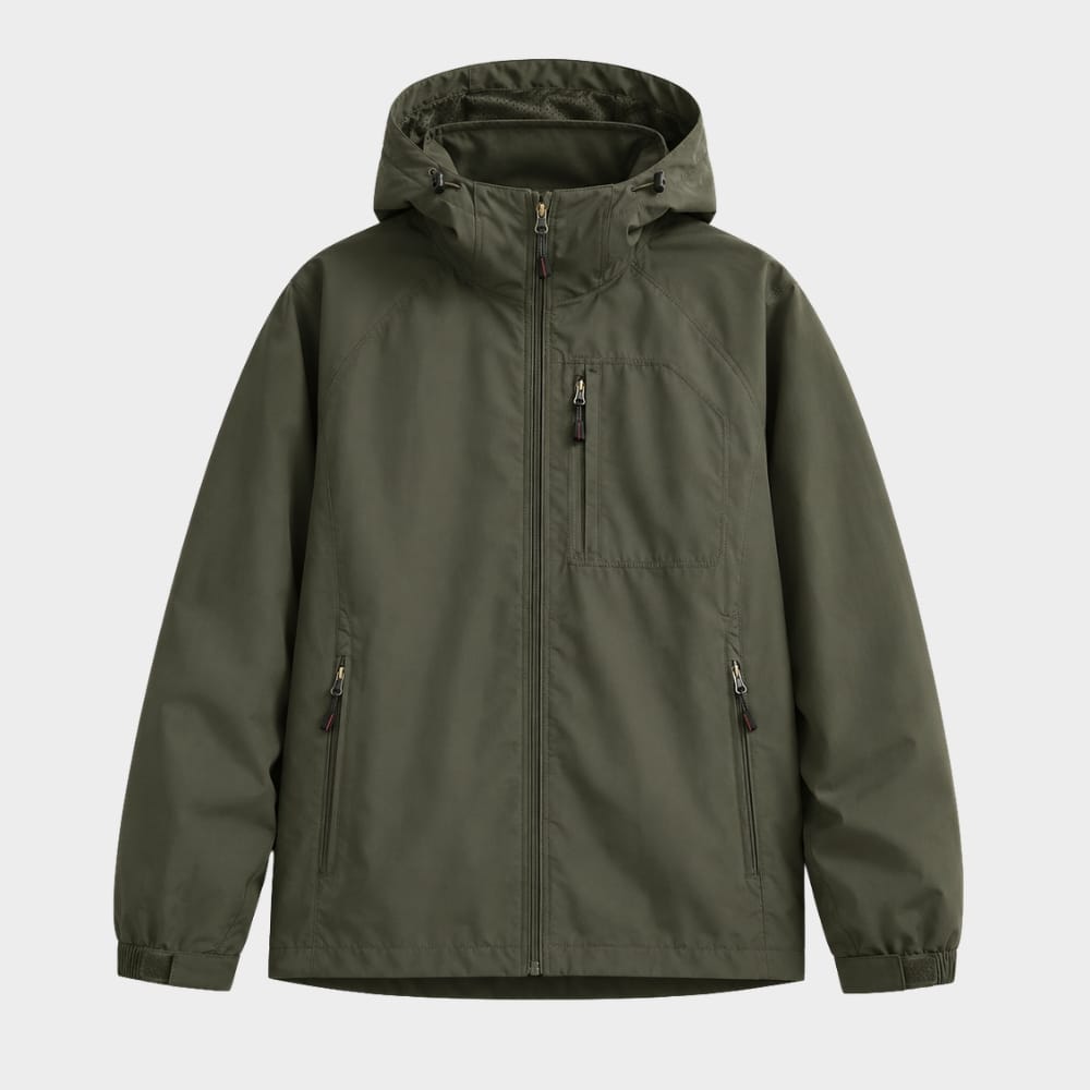 Cairnward-Outdoor mens lightweight waterproof hooded windbreaker jacket