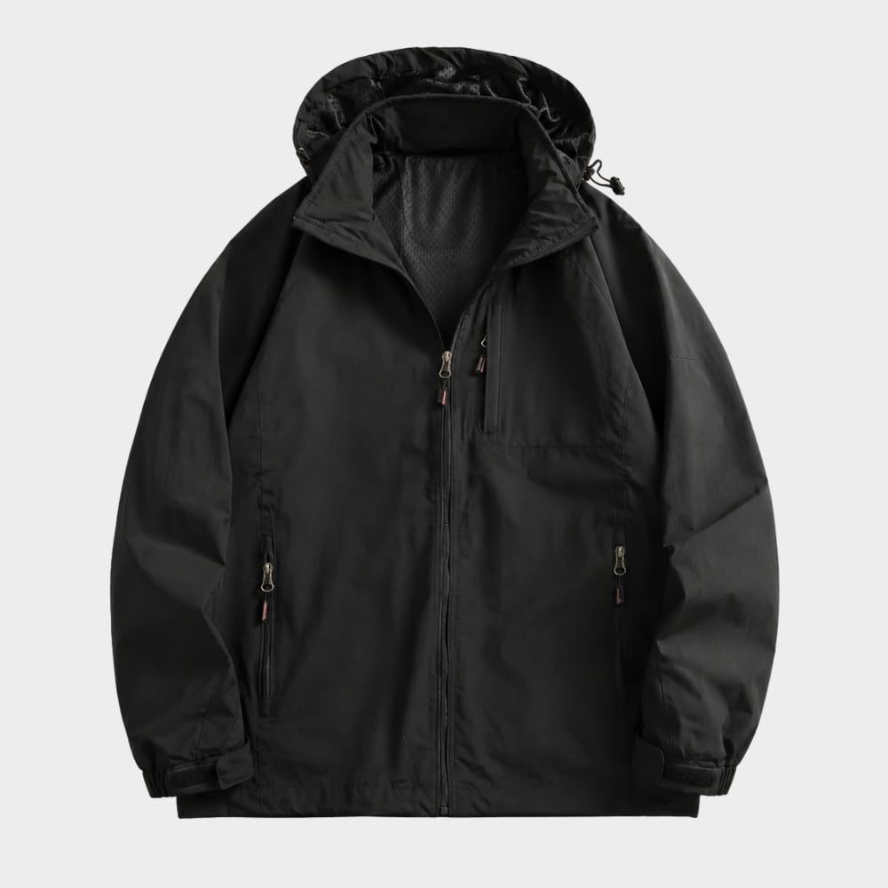 Cairnward-Outdoor mens lightweight waterproof hooded windbreaker jacket