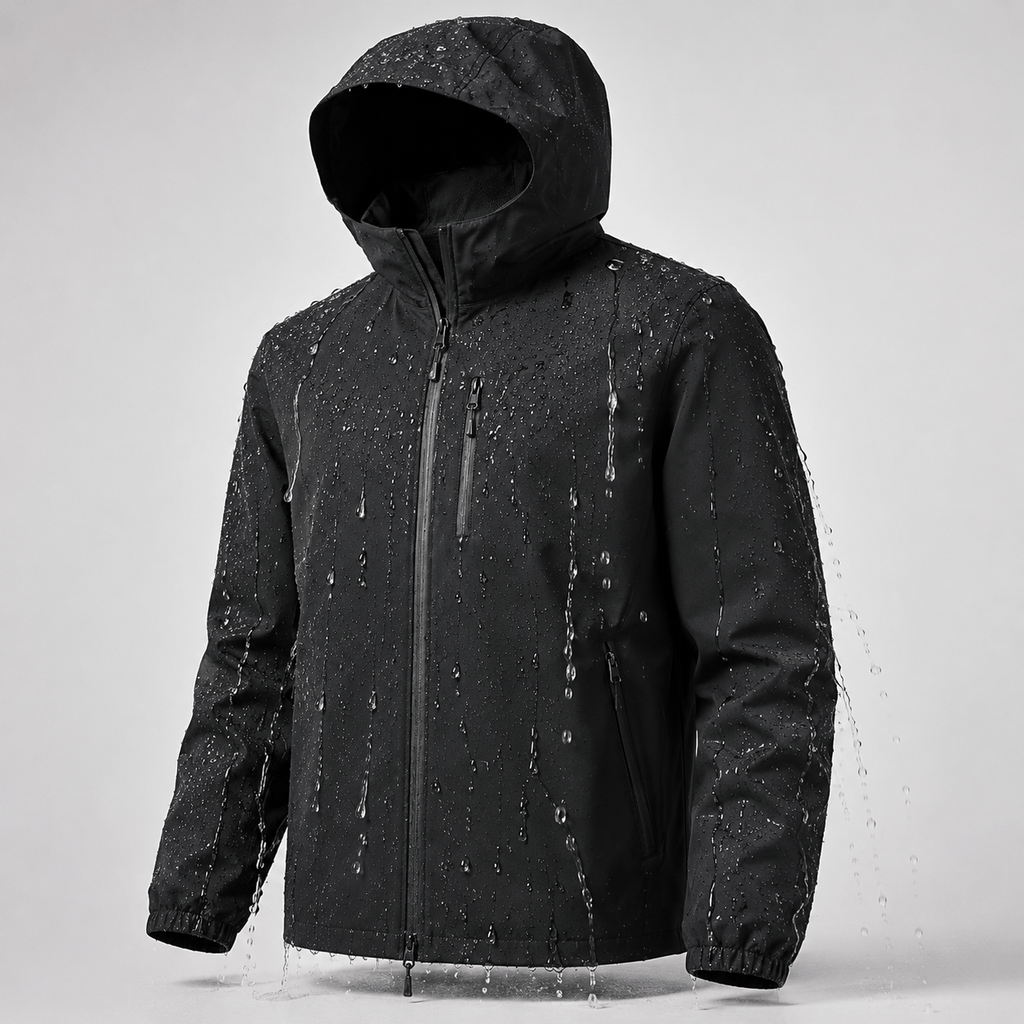 Cairnward-Outdoor mens lightweight waterproof softshell hooded jacket