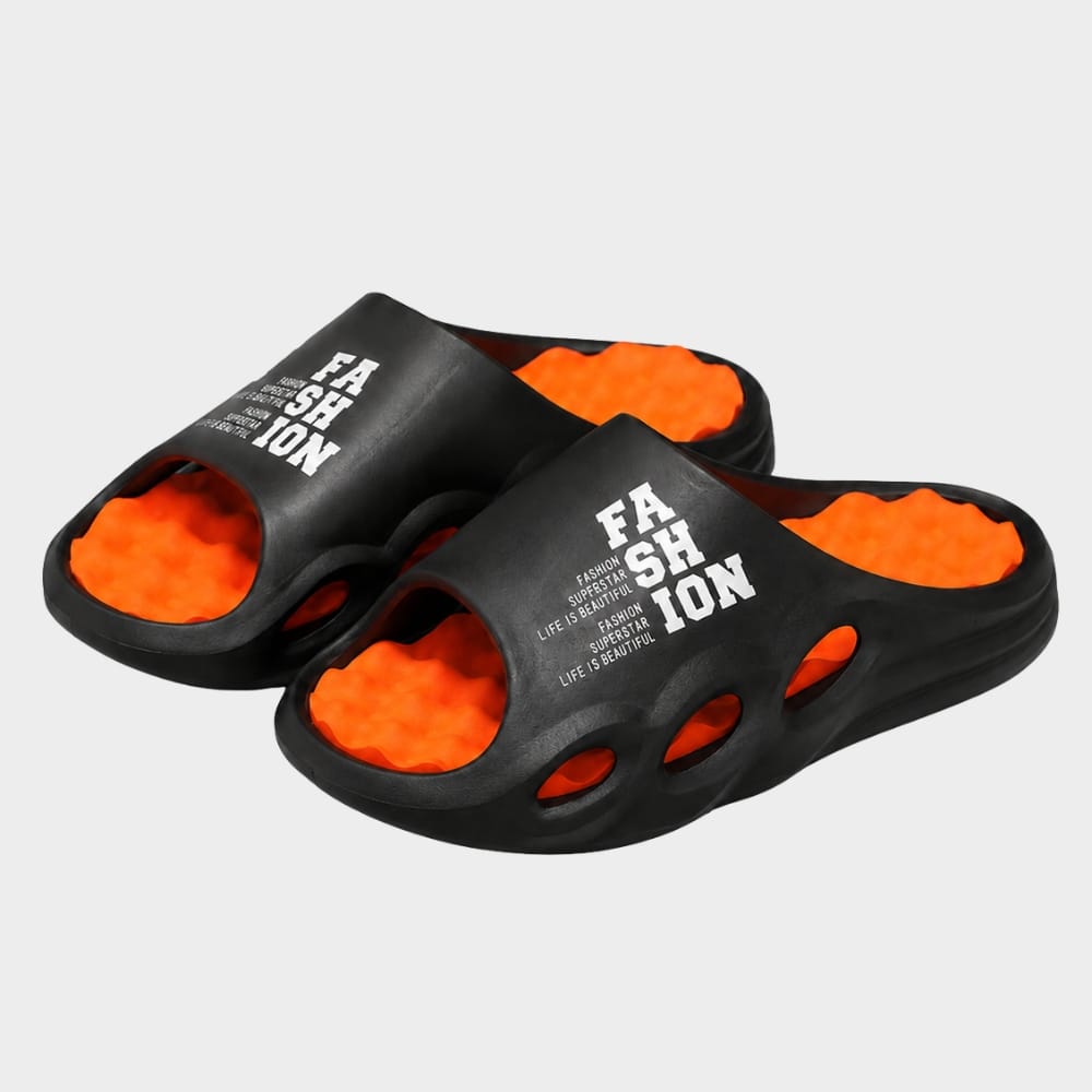 Cairnward-Outdoor mens non slip walking sandals thick sole massage slides