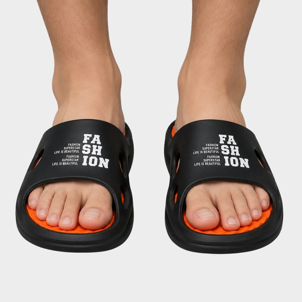 Cairnward-Outdoor mens non slip walking sandals thick sole massage slides
