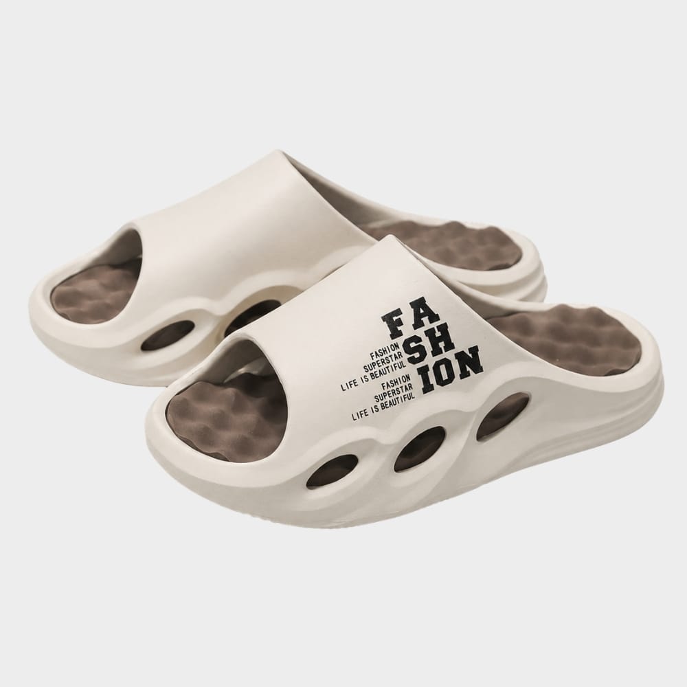 Cairnward-Outdoor mens non slip walking sandals thick sole massage slides